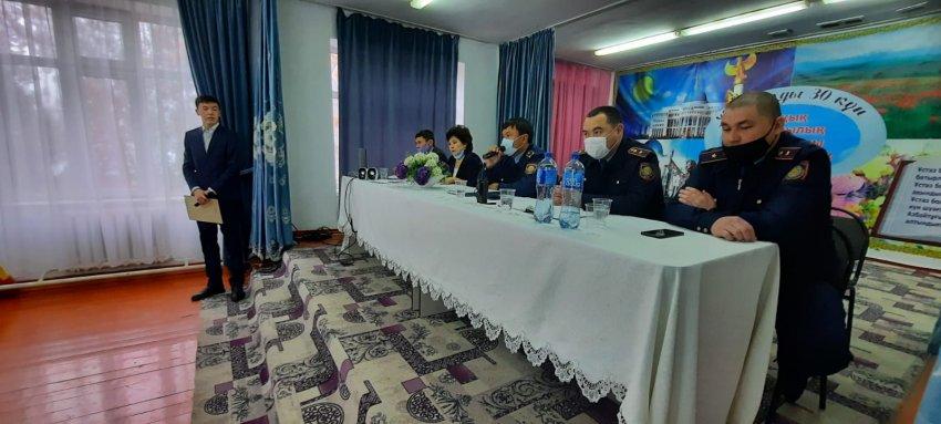 «Жұлдызды 30 күн» іс-шарасына «ТЫНЫШ ҚАЛА» акциясы аясында ұйымдастырылған кездесу